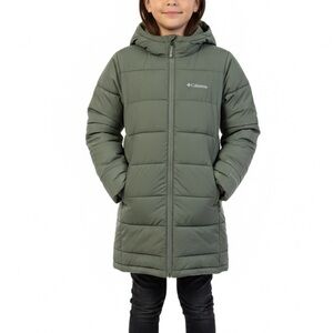Columbia Kids' Olive Pike Lake Puffer Coat Parka Mid, Outgrown System